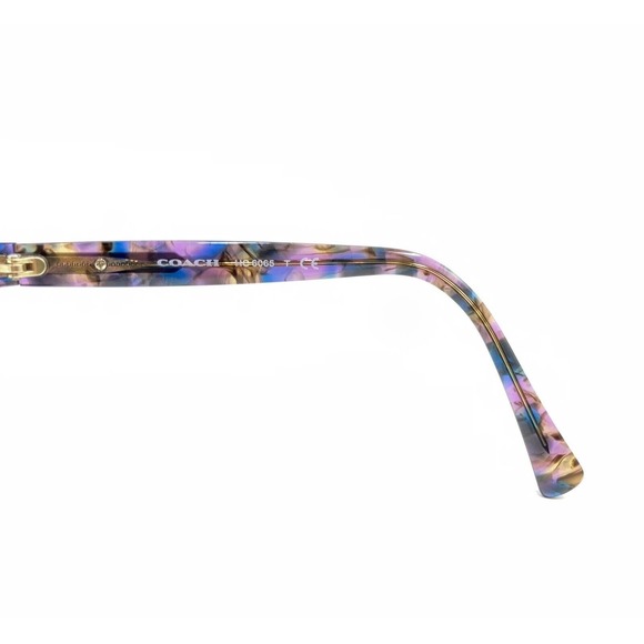 Coach HC 6065 5288 Confetti Purple Blue Eyeglasses Frames 49-17 135 Designer - Picture 9 of 12